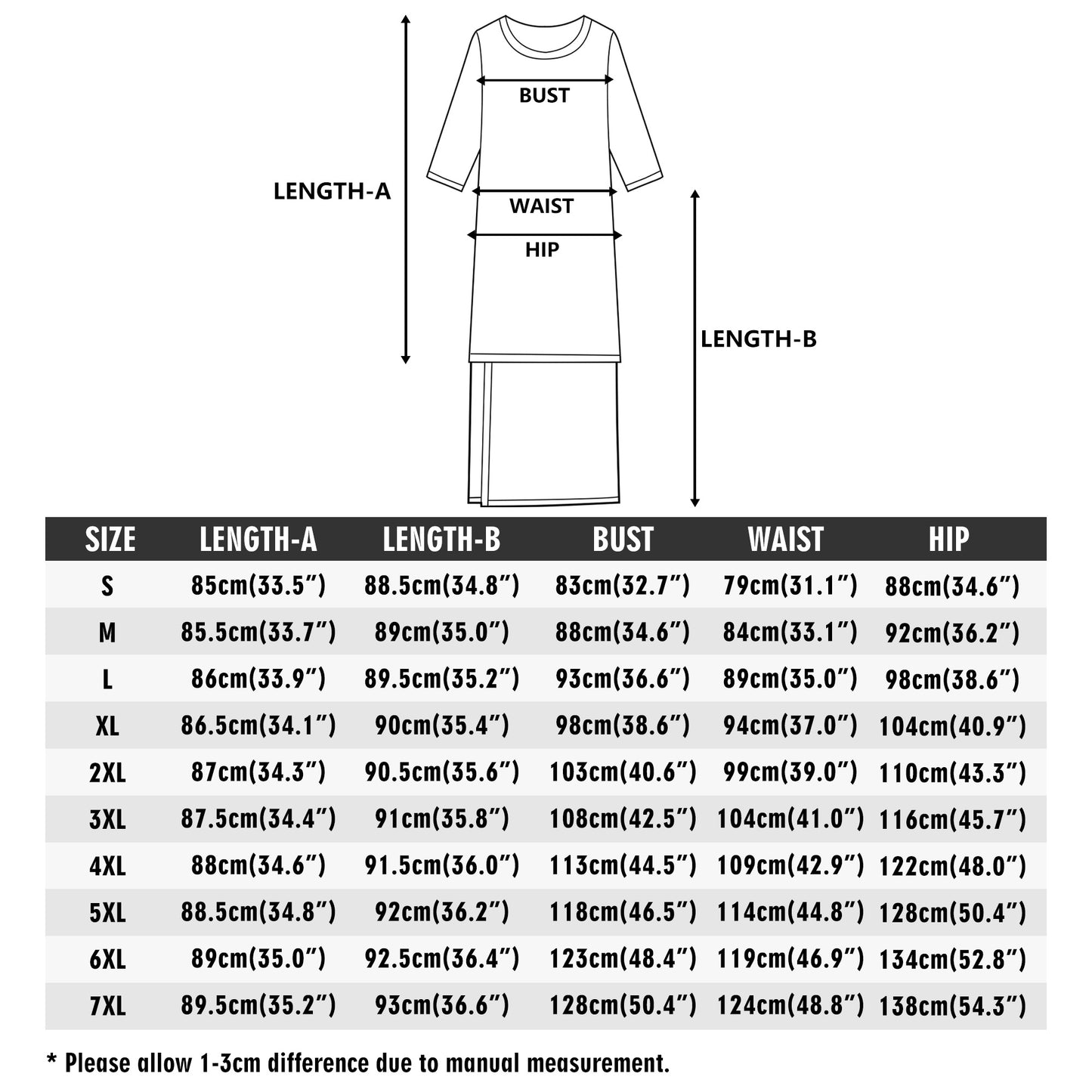 Ensemble deux pièces léger oversize t-shirt à manches mi-longues et jupe midi pour femme