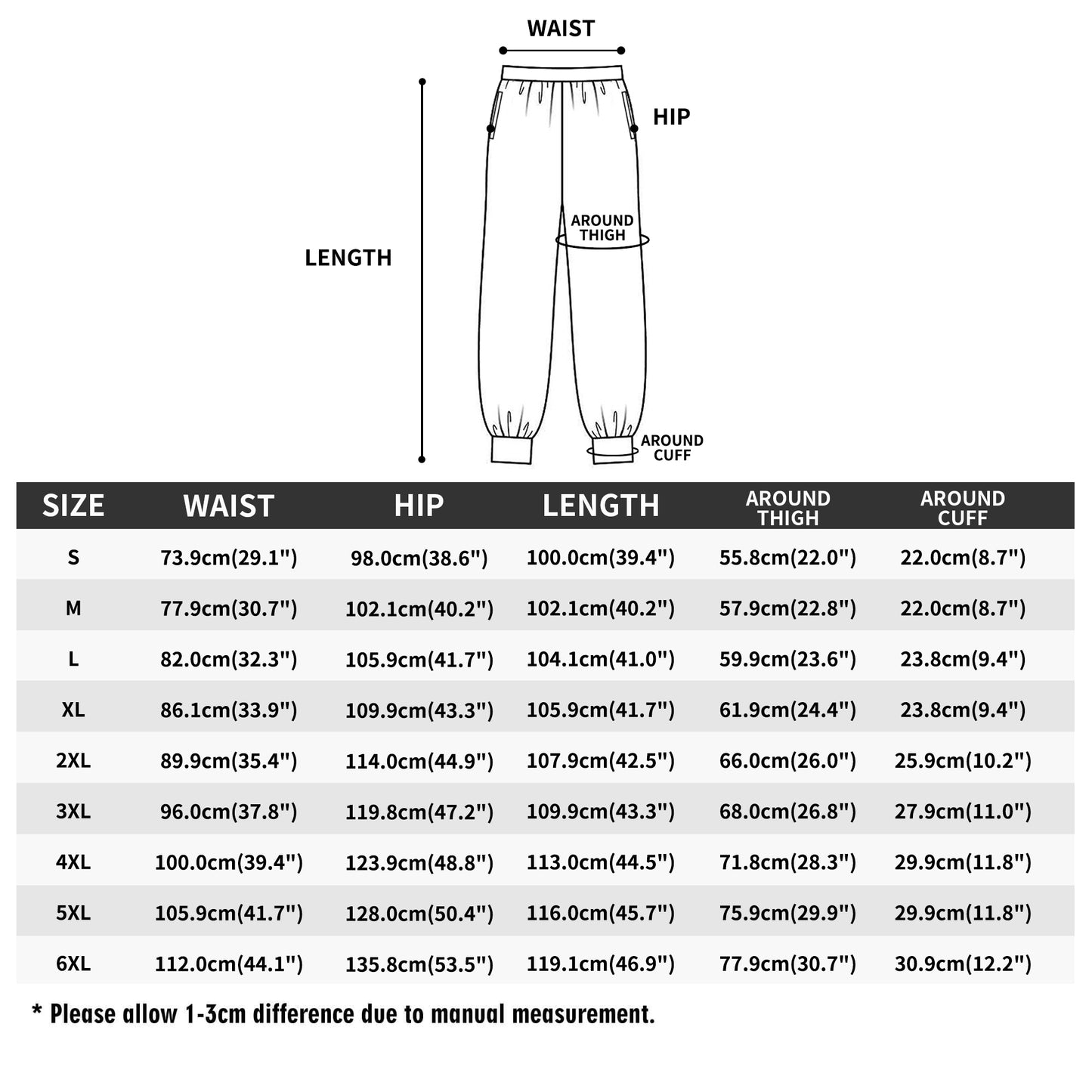 Pantalon de survêtement unisexe