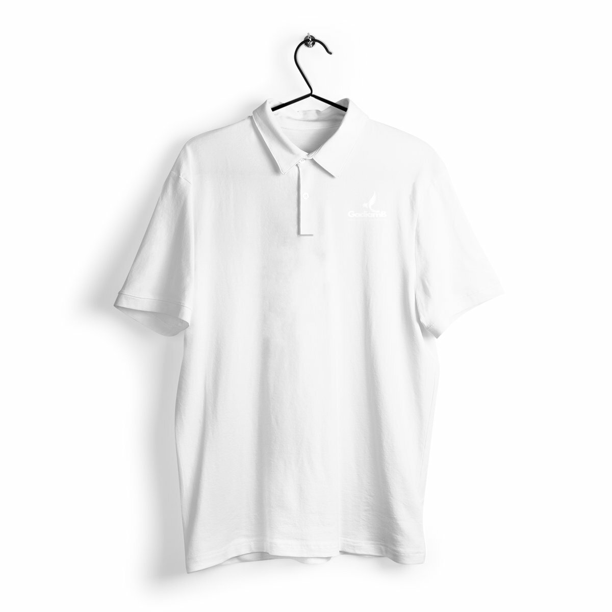 Polo classic pour Hommes - emblème white